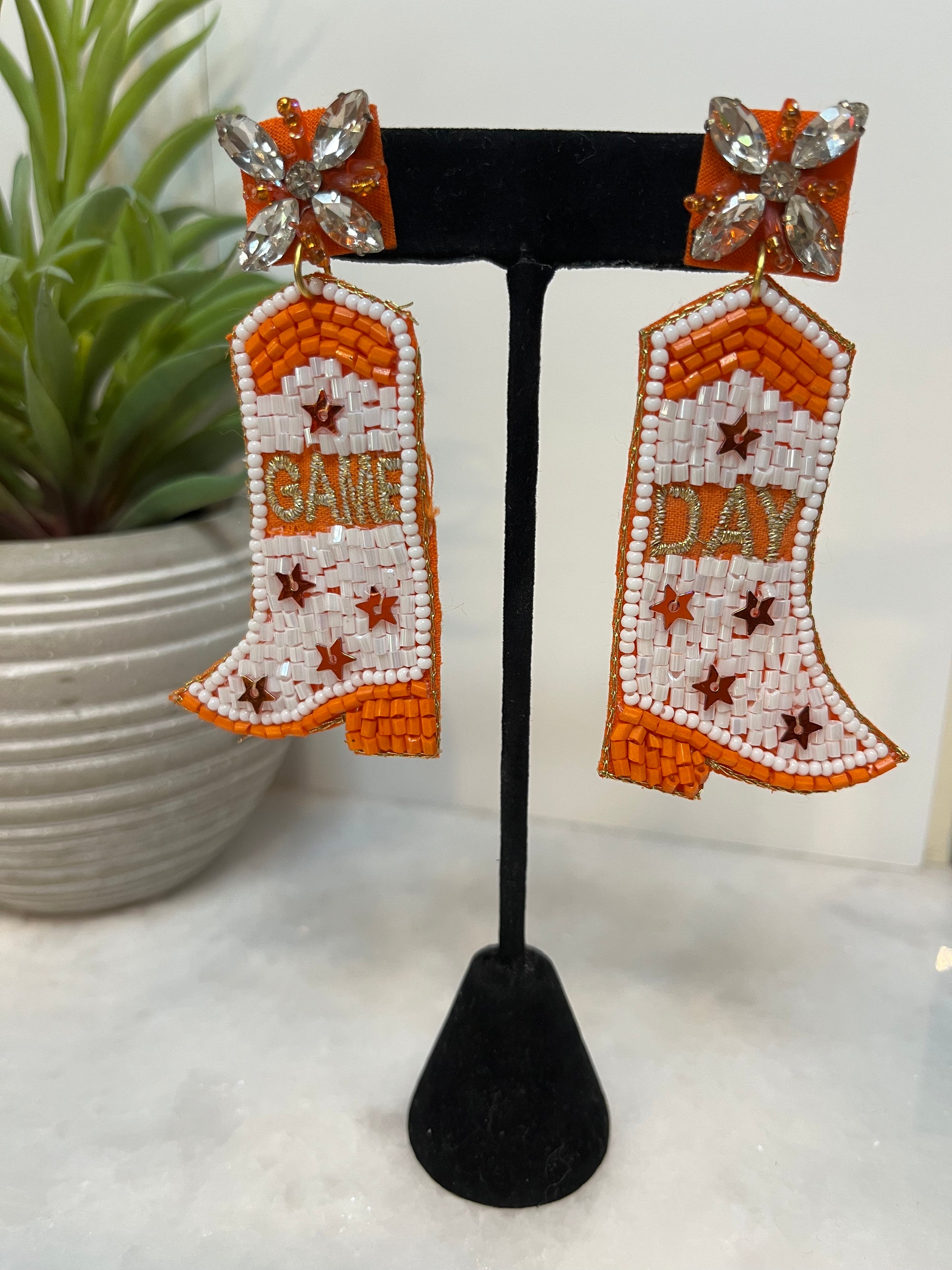 Gameday Boots Earrings