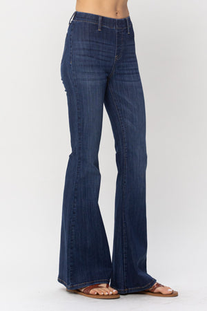 JUDY BLUE A Flare Find Pull-On High Waist Flare Jean