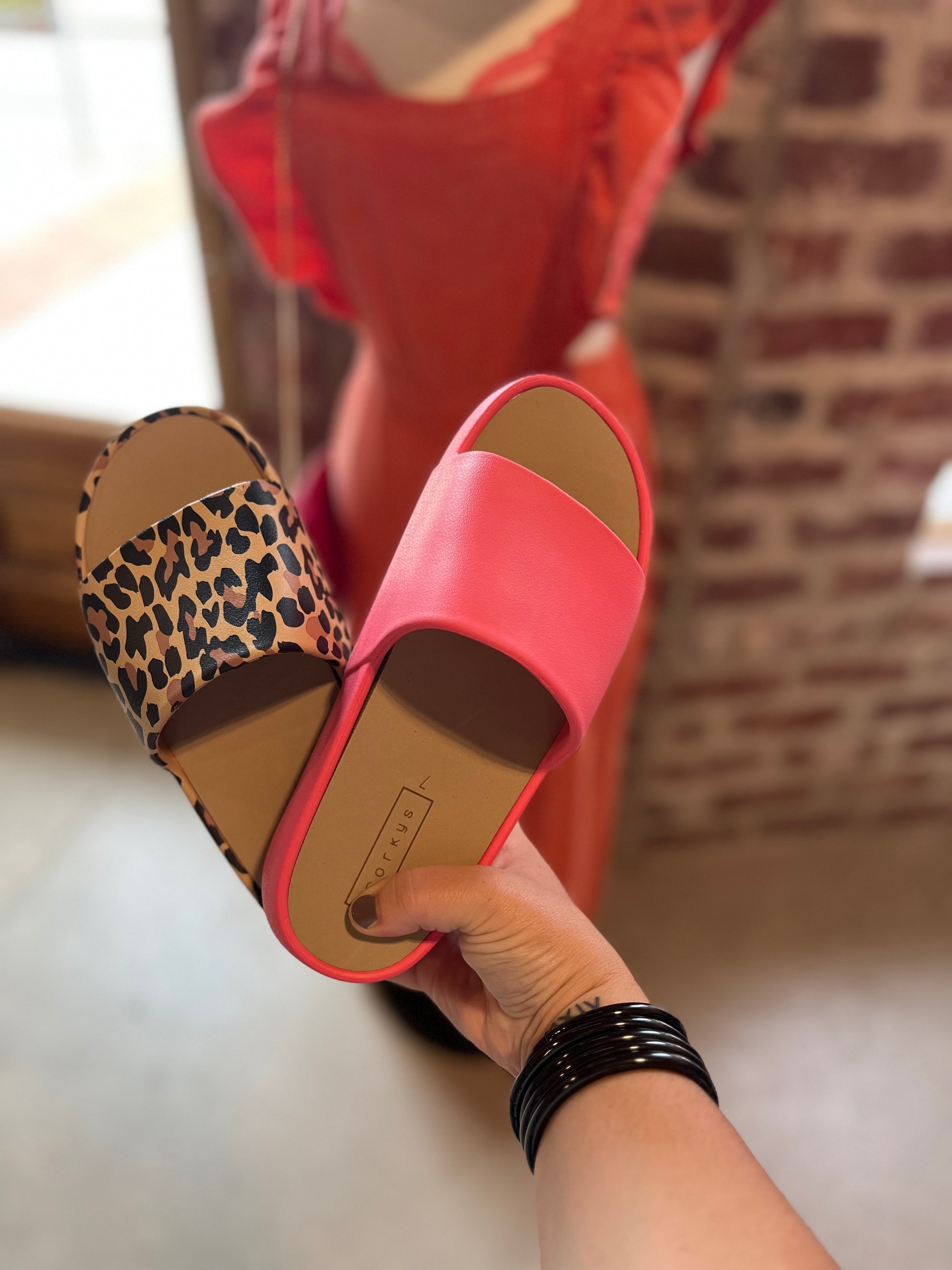 CORKYS Coral Popsicle Sandals