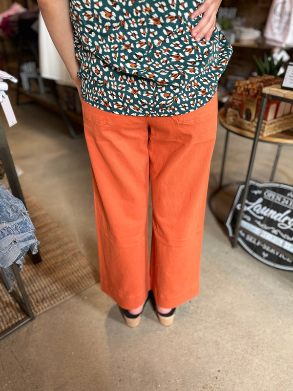 ee:some Sacramento Sunset Wide Leg Pants - Clay - Mills Mercantile