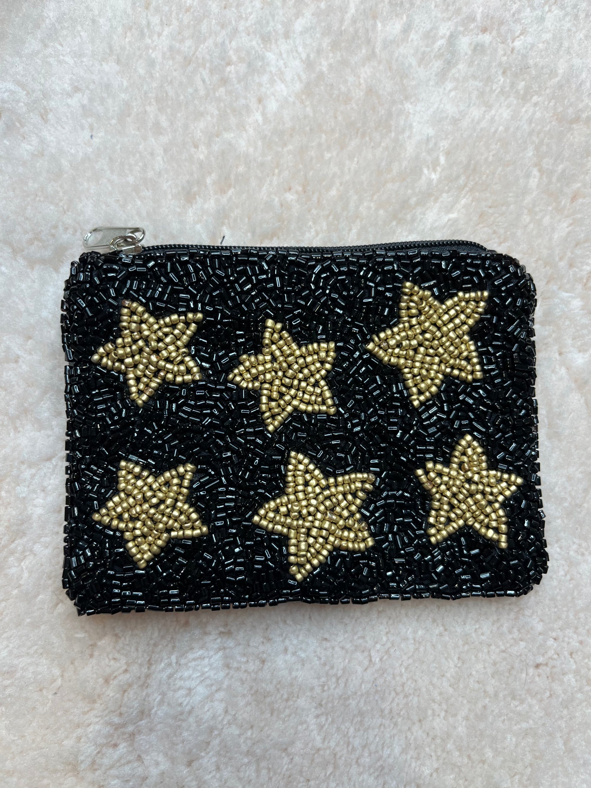 Beaded Coin Purse - Starry Night