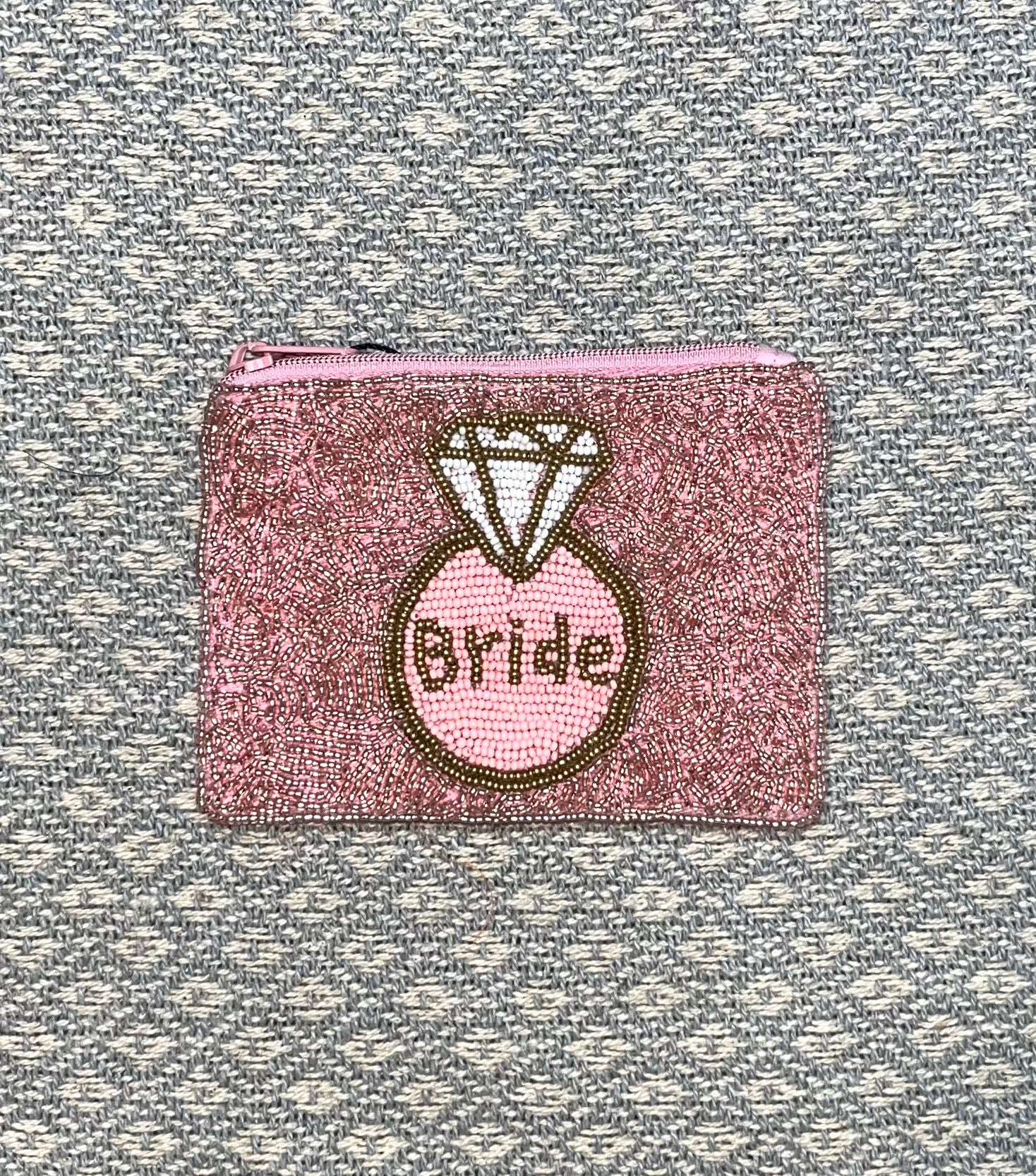 Beaded Coin Purse - Bride To Be