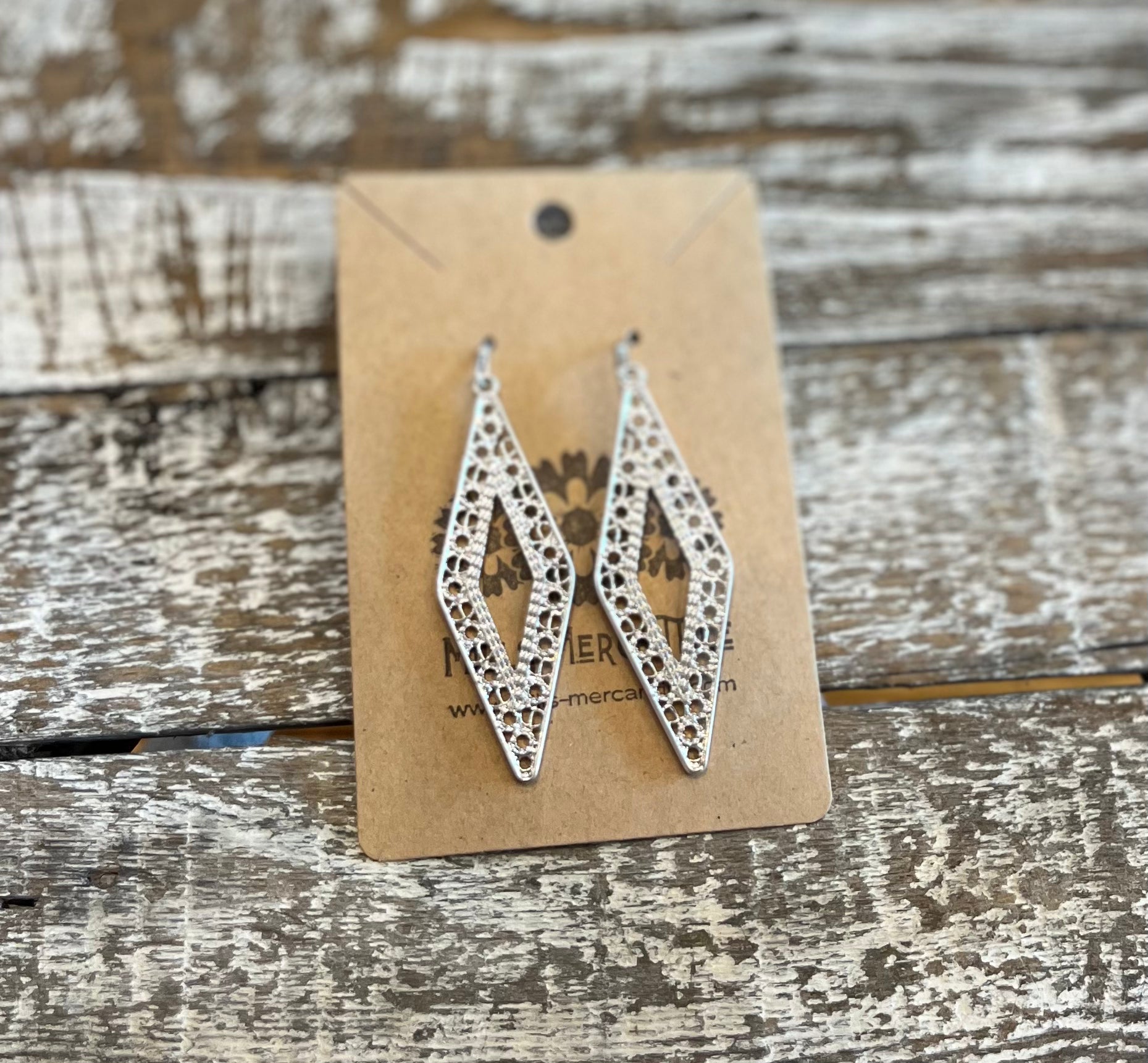 Earrings - Filigree Silver