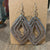 Earrings - Silver Triple Layer