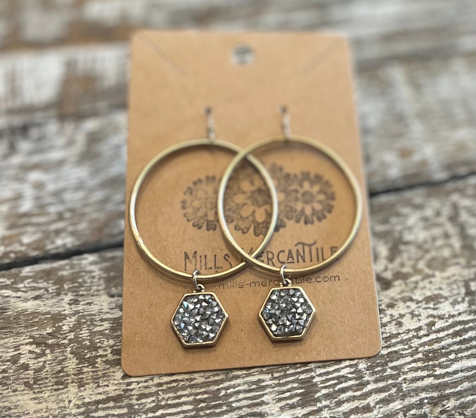 Stop in the Name of Love- Silver Earrings