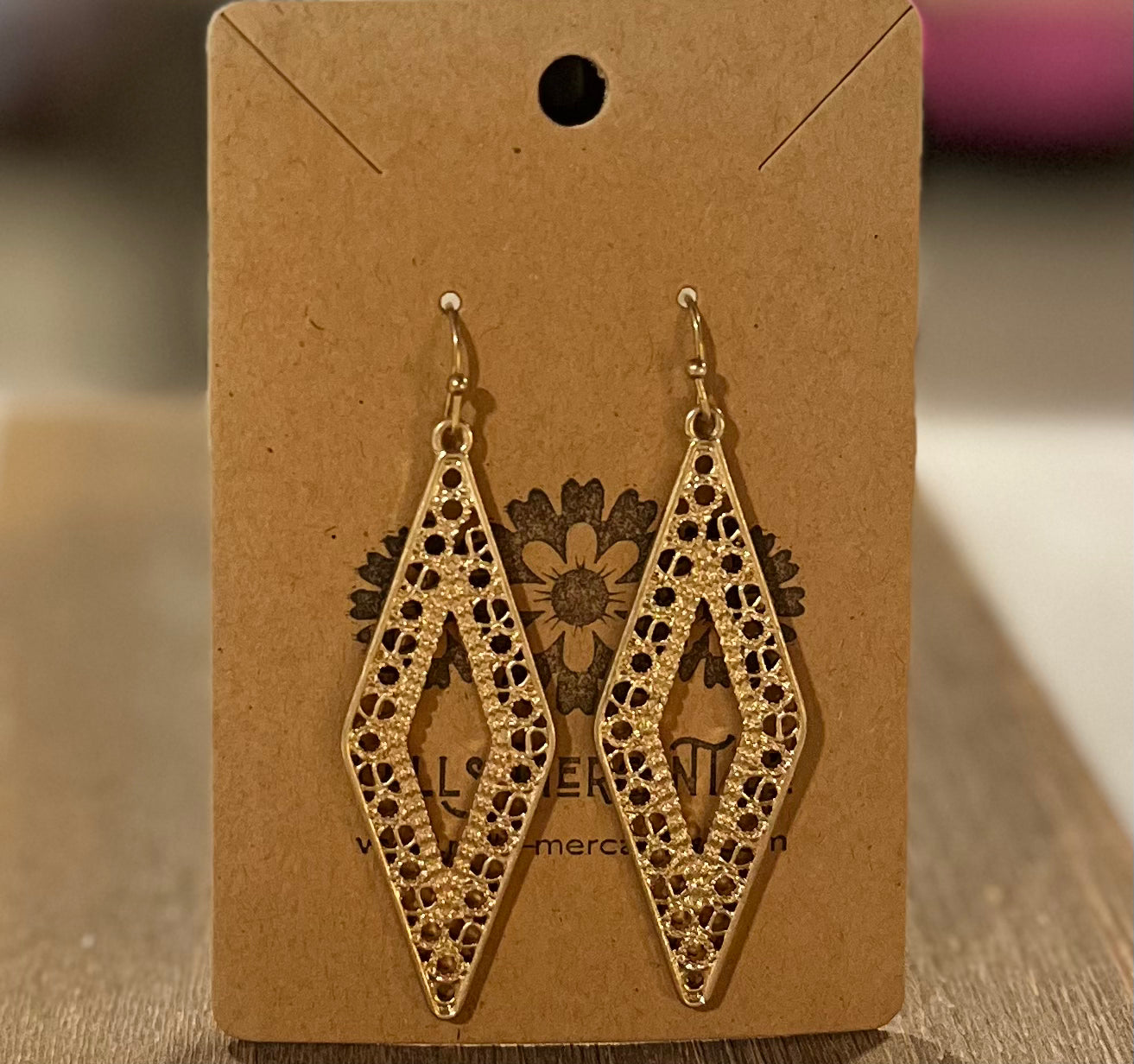 Earrings - Filigree Gold