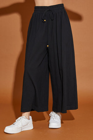 Mustard Seed The Girl From Yesterday Wide Leg Pants - Black