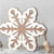 Bead Hanger - Snowflake Ornament Assorted