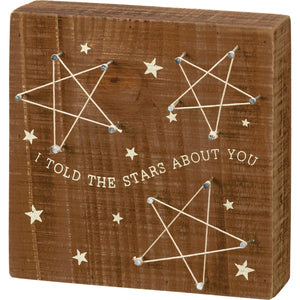 String Art Sign - Stars About You