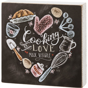 Chalk Sign - Cooking