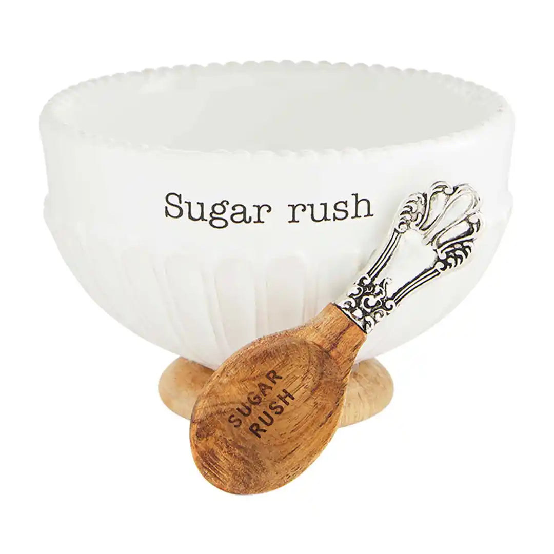 Dish - Sugar Candy Dish Scoop Set