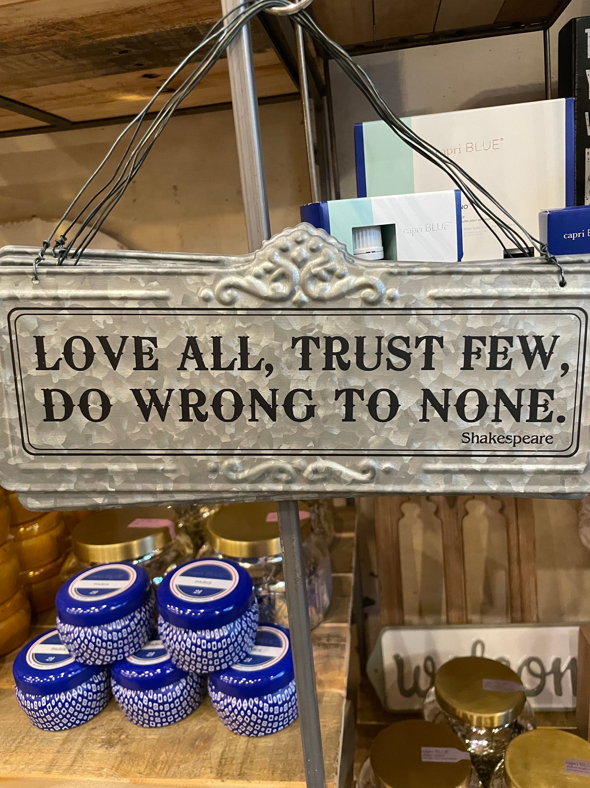 Hanging Sign - Love All