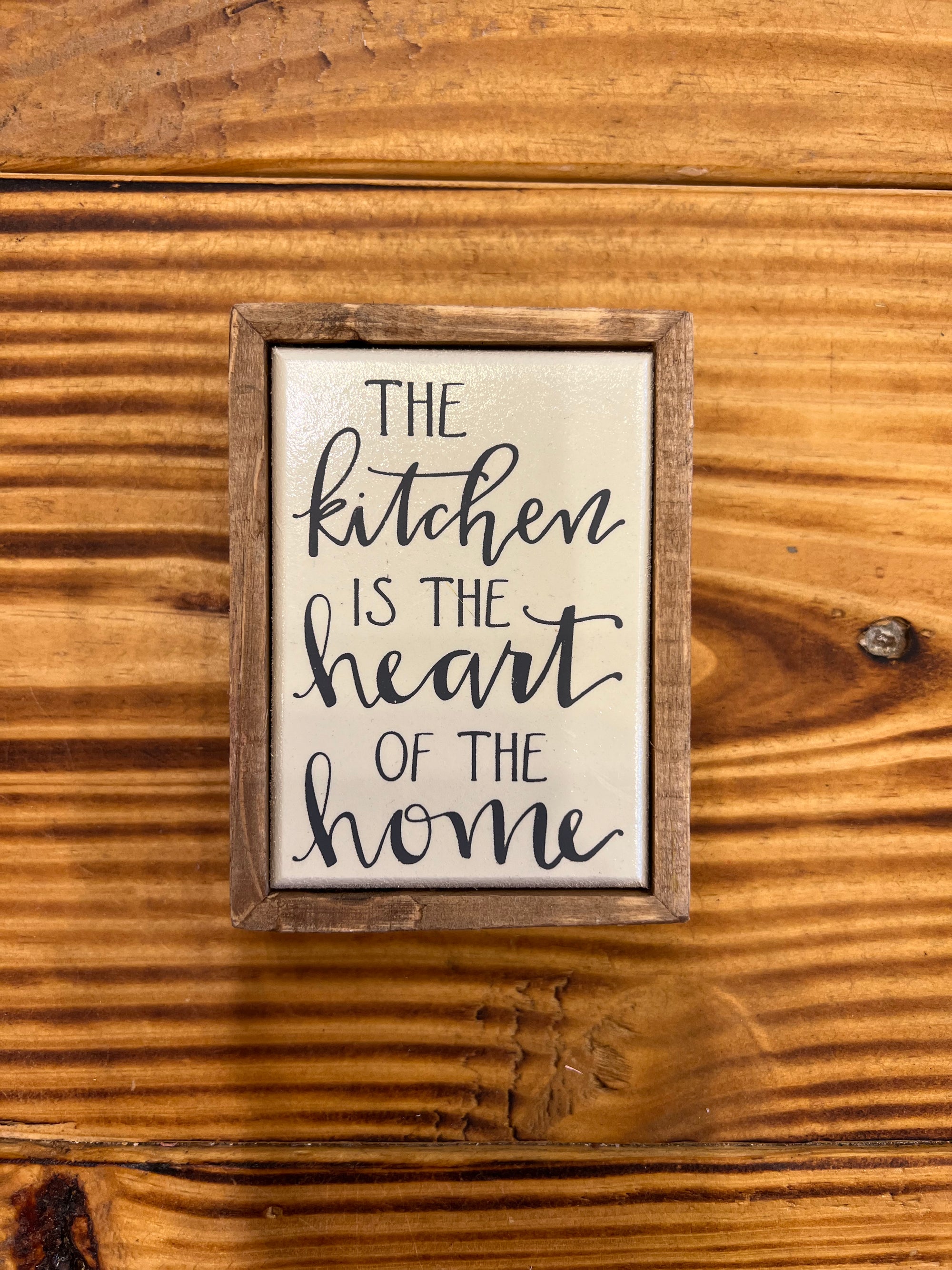 Box Sign - Mini Heart of the Home