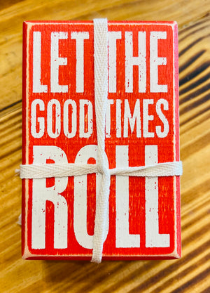 Let The Good Times Roll- Box Socks