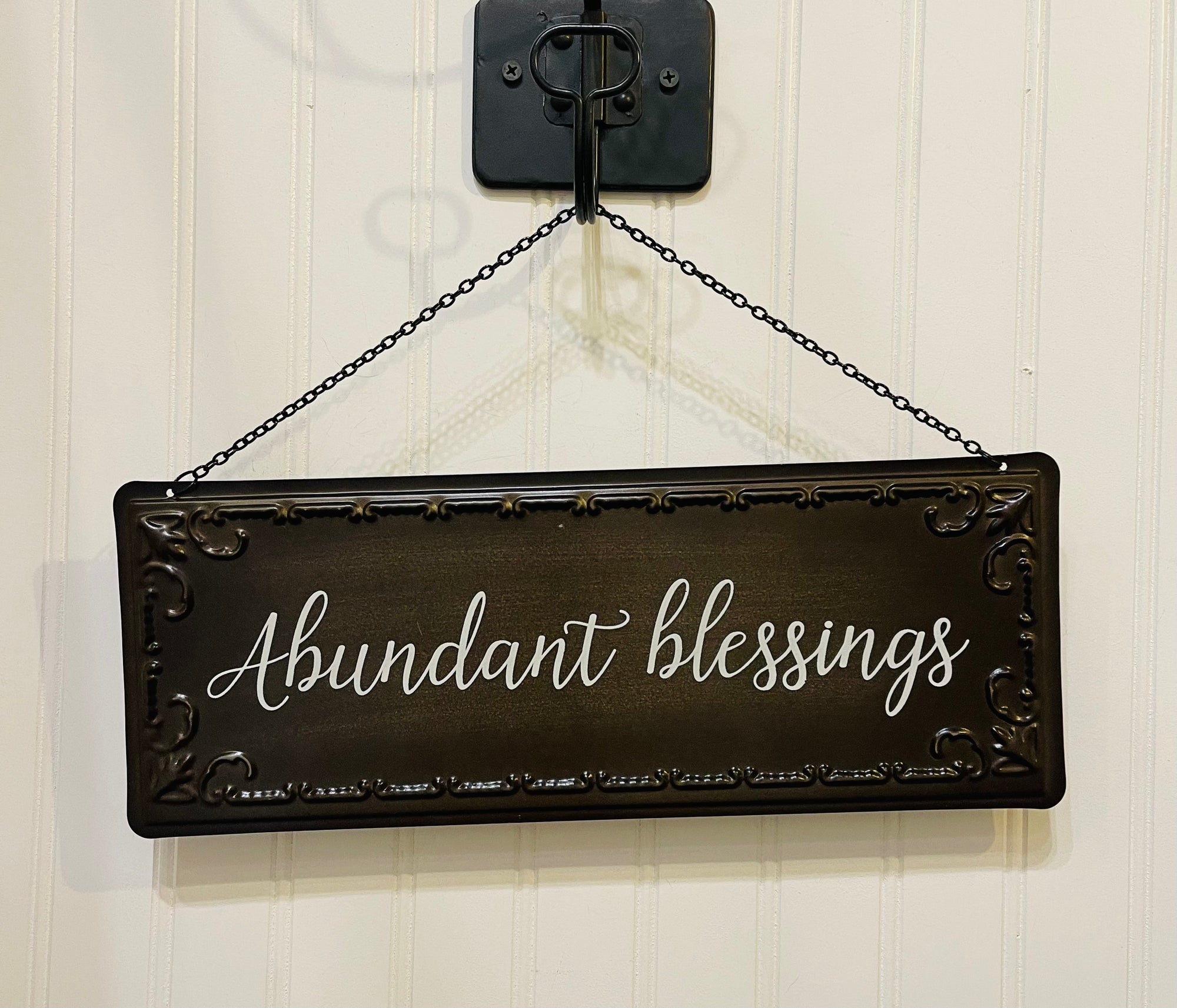 Hanging Sign - Abundant Blessings