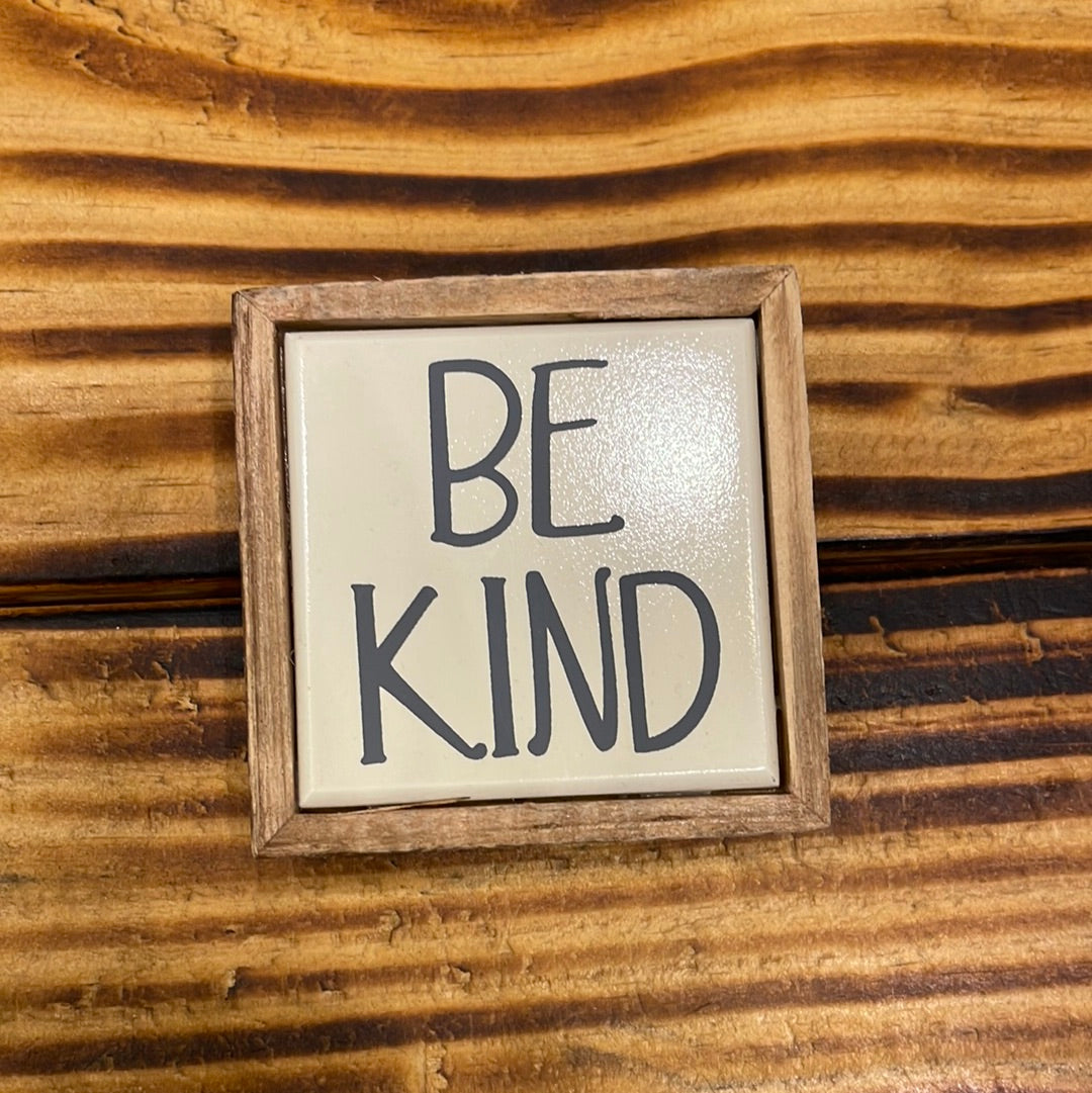 Box Sign - Mini Be Kind