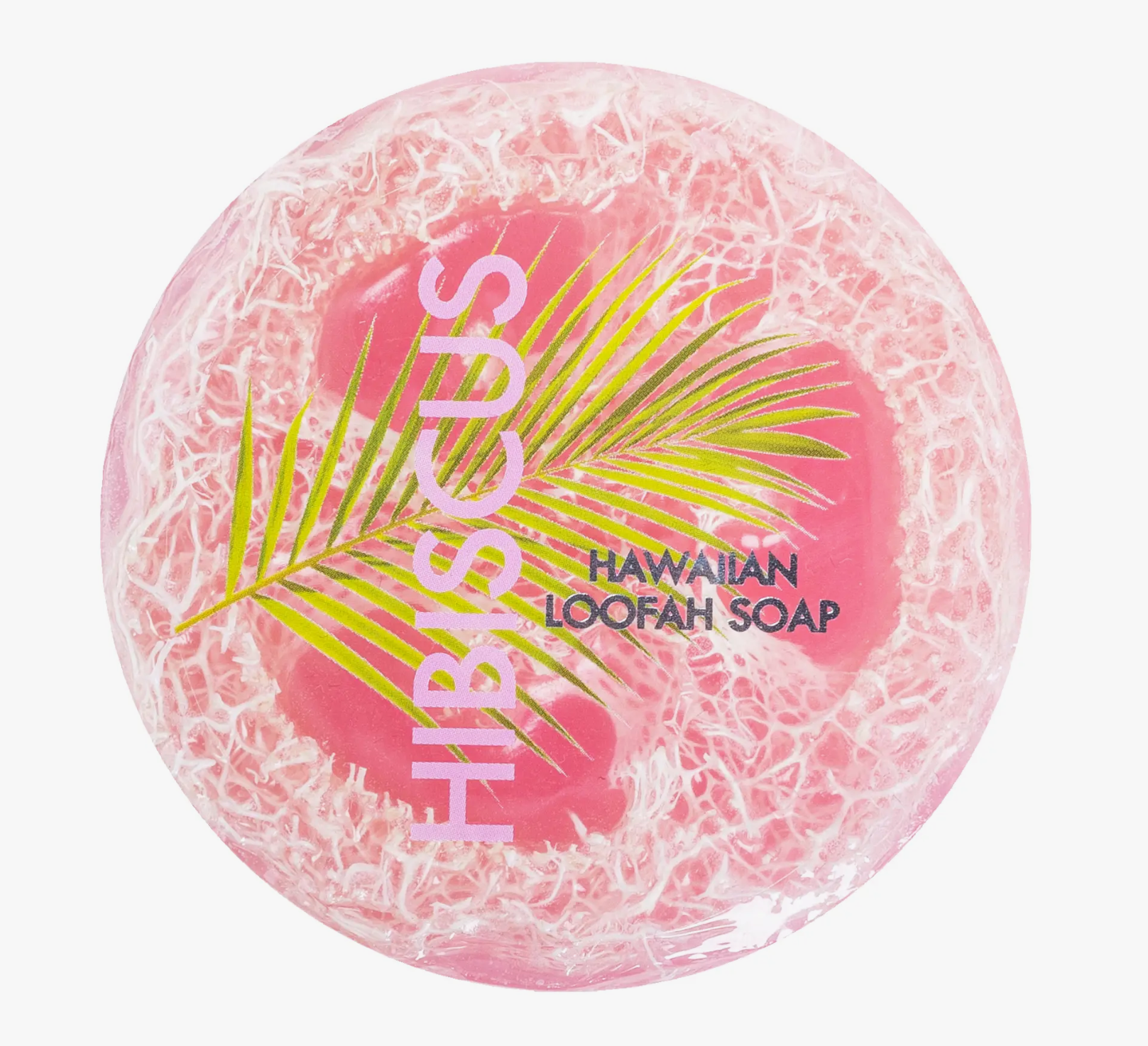 Maui Soap Company Loofah Soap - Hibiscus Sea Salt & Kukui